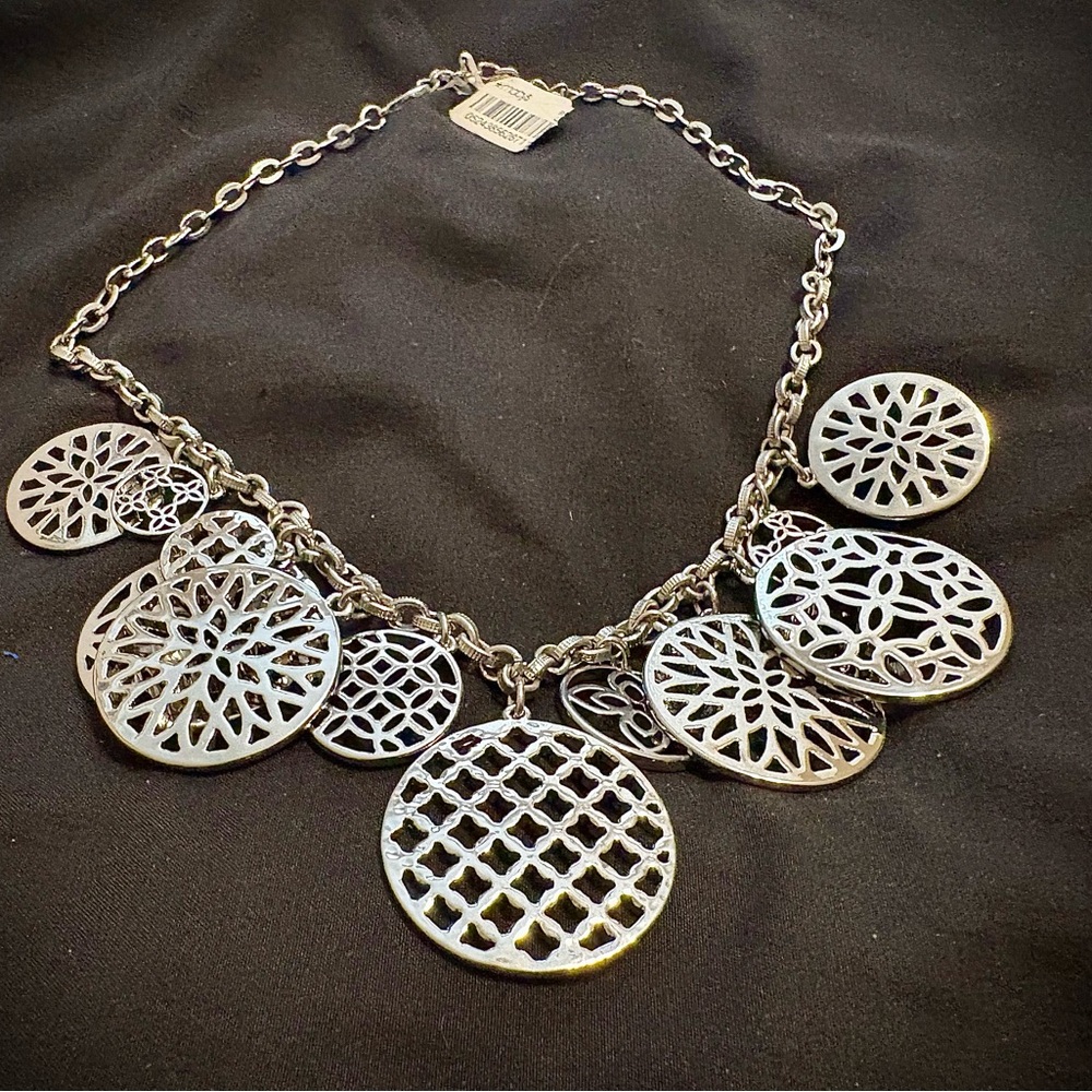 Macy's Silver Geometric Pendant Necklace